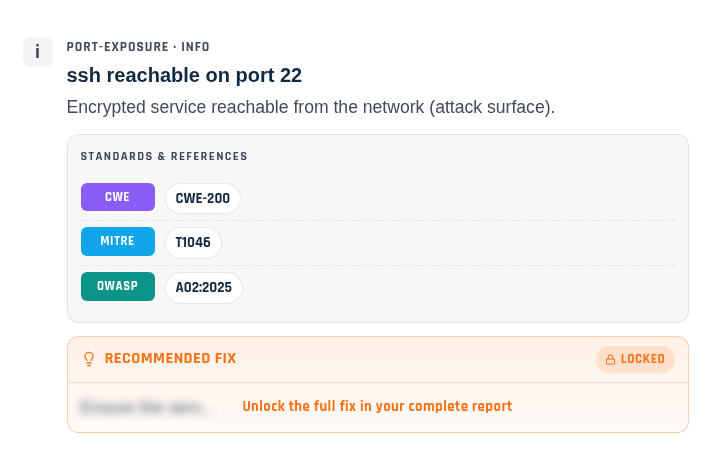 QRedSentinel report finding: CWE-200 Exposure of Sensitive Information