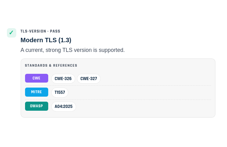 QRedSentinel report finding: CWE-326 Inadequate Encryption Strength